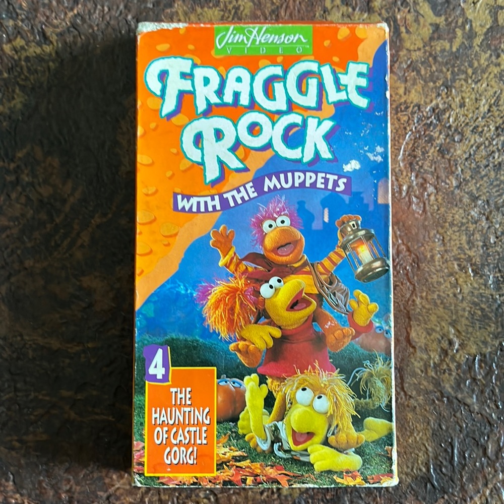 FRAGGLE 🪨 ROCK 📼 WORTH THE MUPPETS VHS TAPE 4 THE HAUNTING OF CASTLE GORG!